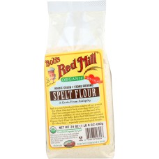 BOBS RED MILL: Organic Spelt Flour, 24 oz