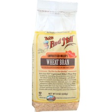 BOBS RED MILL: Unprocessed Miller's Wheat Bran, 8 Oz