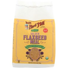 BOB'S RED MILL: Organic Whole Ground Golden Flaxseed Meal, 32 oz