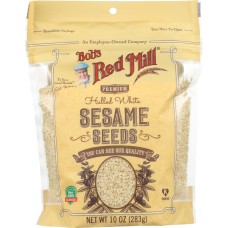 BOBS RED MILL: Hulled White Sesame Seeds, 10 oz