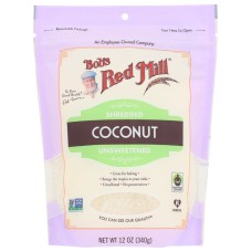 BOBS RED MILL: Shredded Coconut, 12 oz