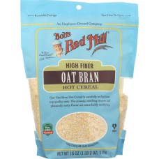 BOB'S RED MILL: High Fiber Oat Bran Hot Cereal, 18 oz