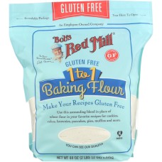BOBS RED MILL: Baking Flour Gluten Free 1-to-1, 44 oz