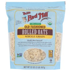 BOB'S RED MILL: Organic Old Fashioned Rolled Oats Whole Grain, 32 oz