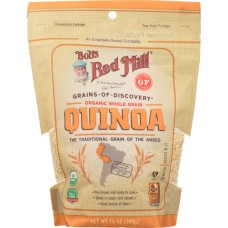 BOBS RED MILL: Organic White Quinoa, 13 oz