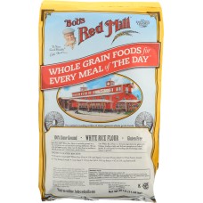 BOB'S RED MILL: Stone Ground White Rice Flour, 25 lb