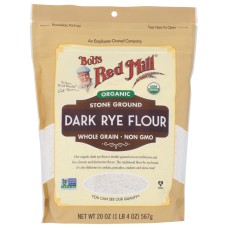 BOB'S RED MILL: Organic Dark Rye Flour, 20 oz