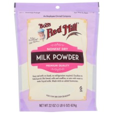 BOB'S RED MILL: Non-Fat Dry Milk Powder, 22 oz