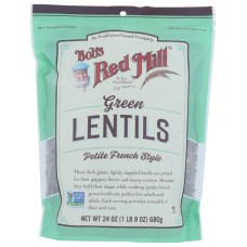 BOBS RED MILL: Petite French Green Lentils, 24 OZ