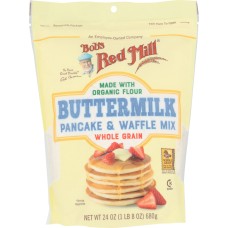 BOBS RED MILL: Buttermilk Pancake & Waffle Mix, 24 oz