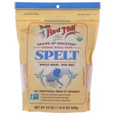 BOB'S RED MILL: Organic Whole Grain Spelt, 24 oz
