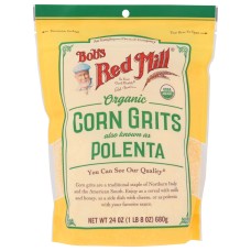 BOB'S RED MILL: Organic Corn Grits Polenta, 24 oz