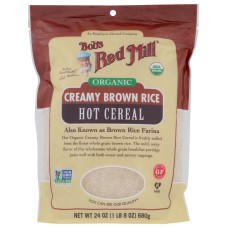BOBS RED MILL: Cereal Brown Rice Hot Org, 24 oz