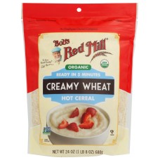 Bobs Red Mill: Hot Cereal Farina Wheat Organic, 24 oz