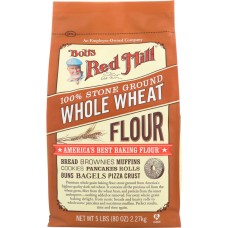 BOB'S RED MILL: Stone Ground Whole Wheat Flour, 5 lb