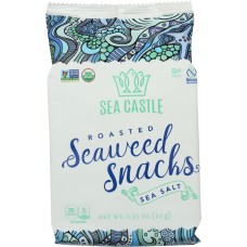 SEA CASTLE: Seaweed Roasted Sea Salt, 0.35 oz