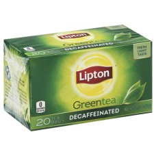 LIPTON: Green Tea Decaffeinated, 20 bg