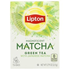 LIPTON: Matcha Green Tea, 15 pc