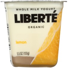 LIBERTE: Italian Lemon Organic Yogurt, 5.50 oz