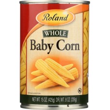ROLAND: Whole Baby Corn, 15 oz