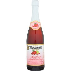 MARTINELLI: Sparkling Juice Apple Cranberry, 25.4 oz