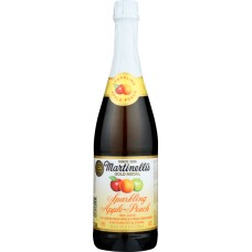 MARTINELLI: Sparkling Apple-Peach Juice, 25.4 oz