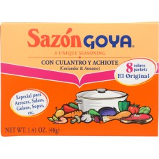 SAZON GOYA: With Coriander & Annatto, 1.41 oz