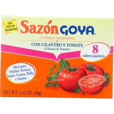 GOYA: Sazon Con Cilantro Tomato, 1.41 oz