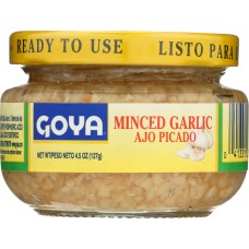 GOYA: Minced Garlic, 4.5 Oz