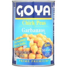GOYA: Low Sodium Chick Peas, 15.5 oz