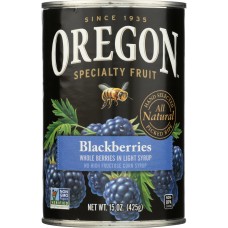 OREGON: Blackberries in Light Syrup, 15 oz