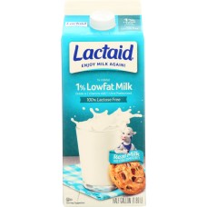 LACTAID: 1% Low Fat Milk, 64 oz