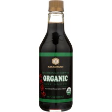 KIKKOMAN: Organic Soy Sauce, 15 oz