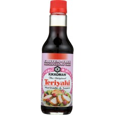 KIKKOMAN: Gluten-Free Teriyaki Marinade & Sauce, 10 oz