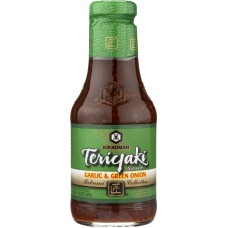 KIKKOMAN: Teriyaki Sauce Garlic & Green Onion, 20.5 oz