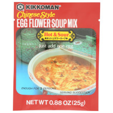 KIKKOMAN: Soup Egg Flower Hot & Sour, 0.88 oz