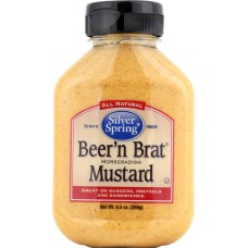 SILVER SPRING: Beer 'n Brat Mustard, 9.5 Oz