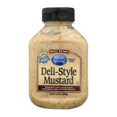 SILVER SPRINGS: Deli Style Mustard, 9.5 oz