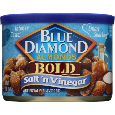 BLUE DIAMOND: Bold Almonds Salt 'n Vinegar, 6 oz