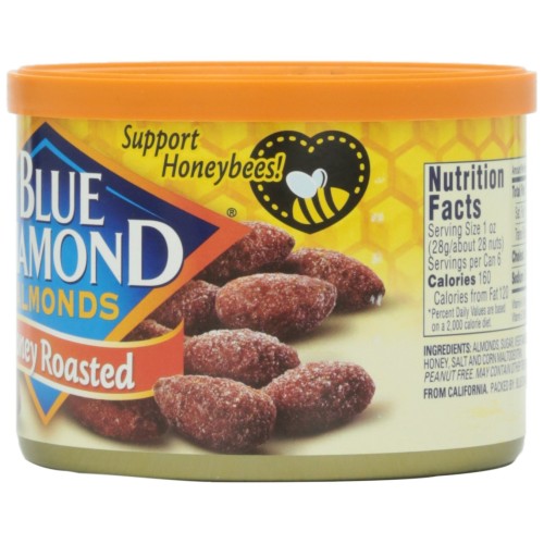 BLUE DIAMOND: Almonds Honey Roasted, 6 oz