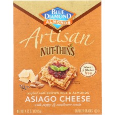 BLUE DIAMOND: Artisan Nut Thins Asiago Cheese, 4.25 oz