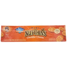 BLUE DIAMOND: Cheddar Cheese Nut Thins Mini, 4.26 oz