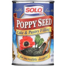 SOLO: Poppy Seed Cake & Pastry Filling, 12.5 oz