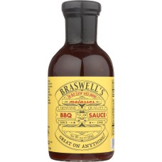 BRASWELL: Sauce BBQ Sweet Molasses, 13.5 oz