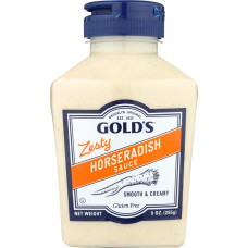 GOLDS: Horseradish Sauce Mild Squeeze, 9 oz