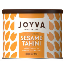 JOYVA: Sesame Tahini Creamy Puree Of Sesame Seeds, 15 oz