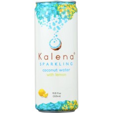 KALENA SPARKLING COCONUT WATER:  Sparkling Lemon Coconut Water, 10.8 oz