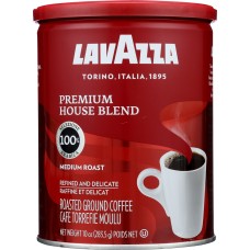 LAVAZZA: Coffee Ground House Blend, 10 oz