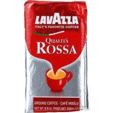 LAVAZZA: Coffee Brick Ground Qualita Rossa, 8.5 oz