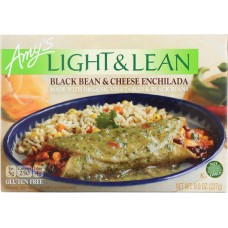 AMY'S: Light & Lean Black Bean & Cheese Enchilada, 8 Oz
